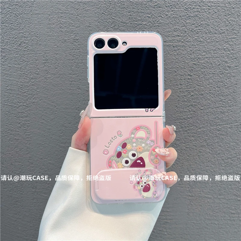 透明折叠壳适用华为荣耀/OPPO/VIVO/小米/华为三星zflip6-5手机壳