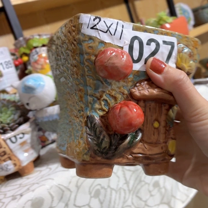 多肉花盆满15包邮