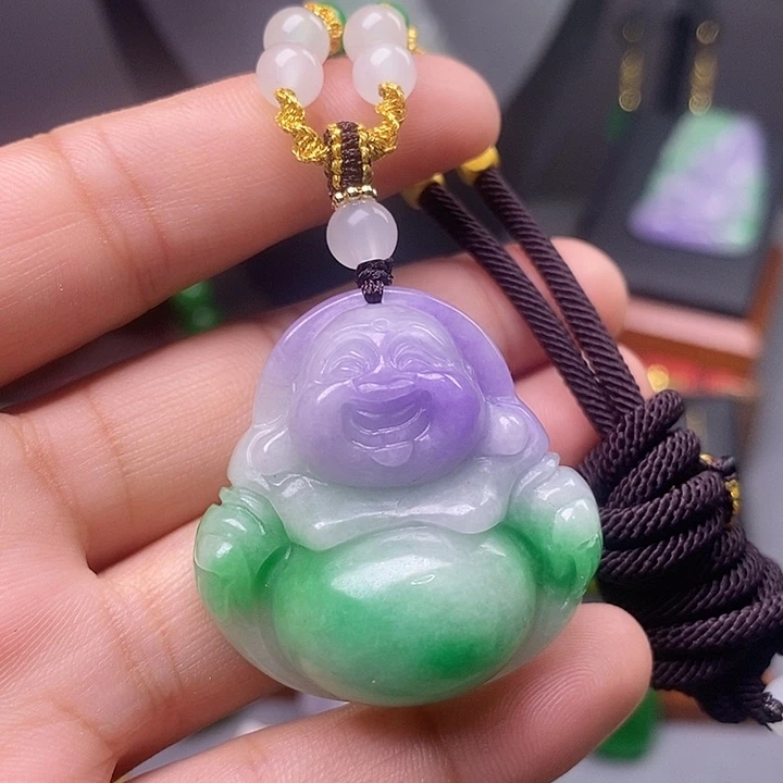 颈饰未镶嵌翡翠吊坠