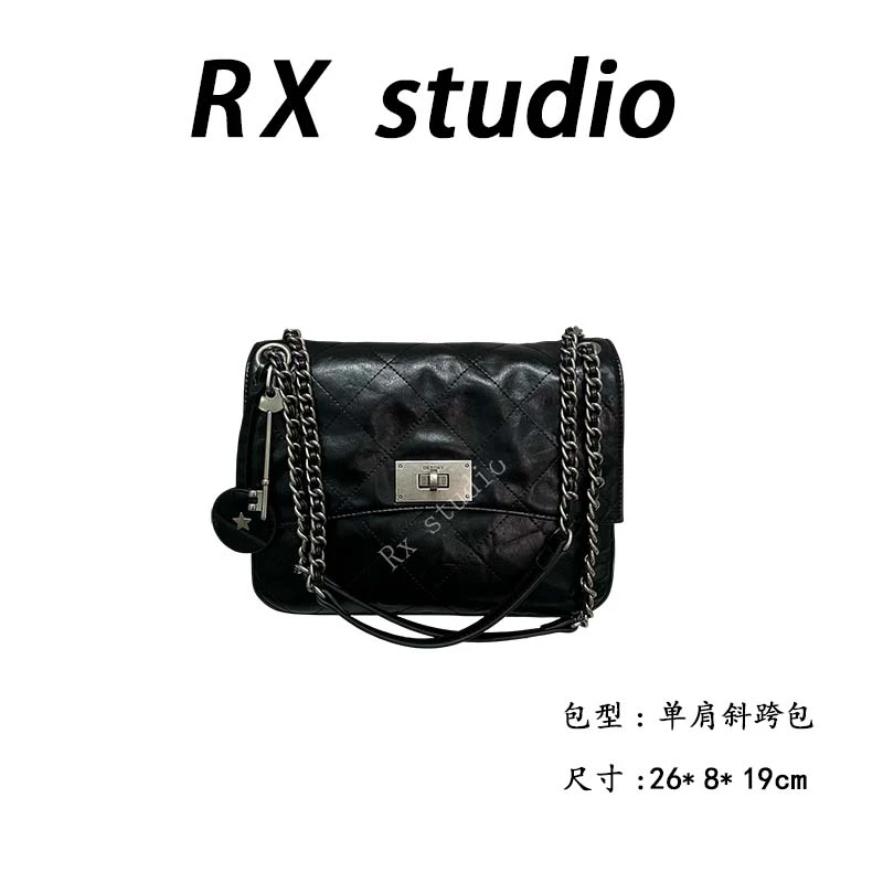 【母亲节礼物】ZT-D7138-游牧黑RAIN.CUN轻奢小众时尚女士包