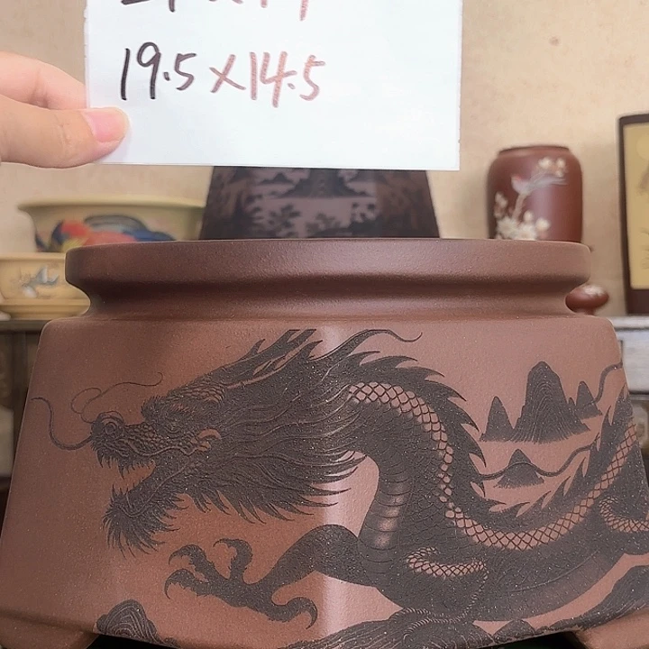 紫砂花盆宜兴紫砂