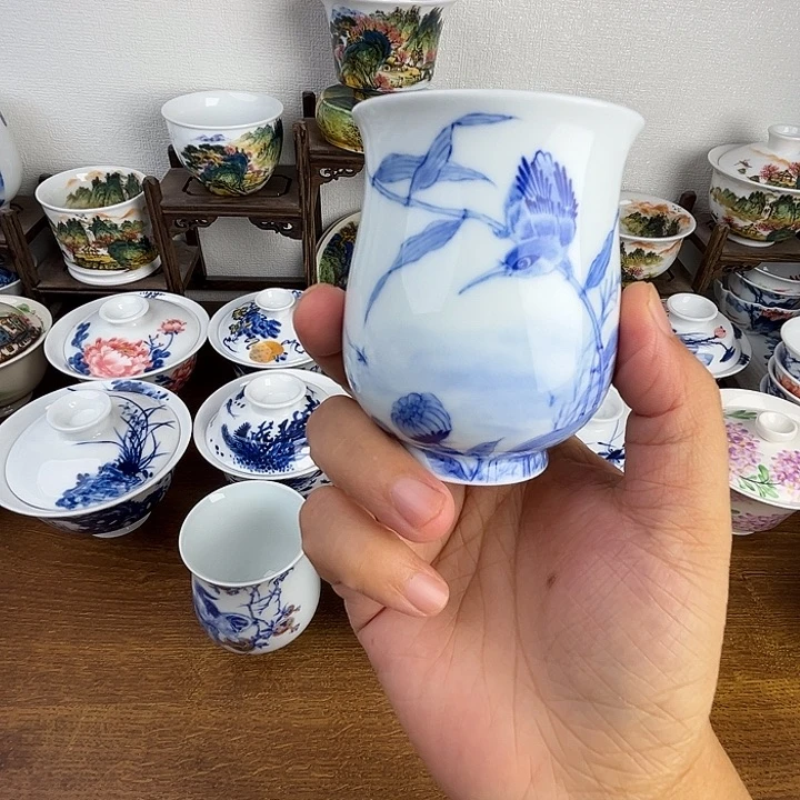 忠意堂釉下彩单翠