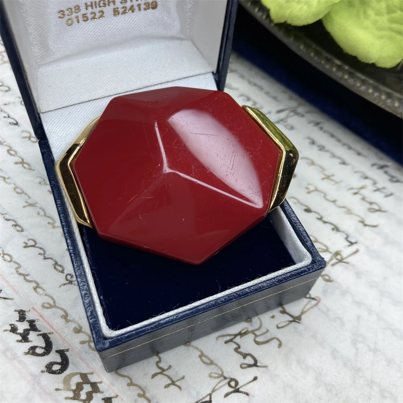 合金胸针 trifari红色璐璐胸针1-1【2071226-049】