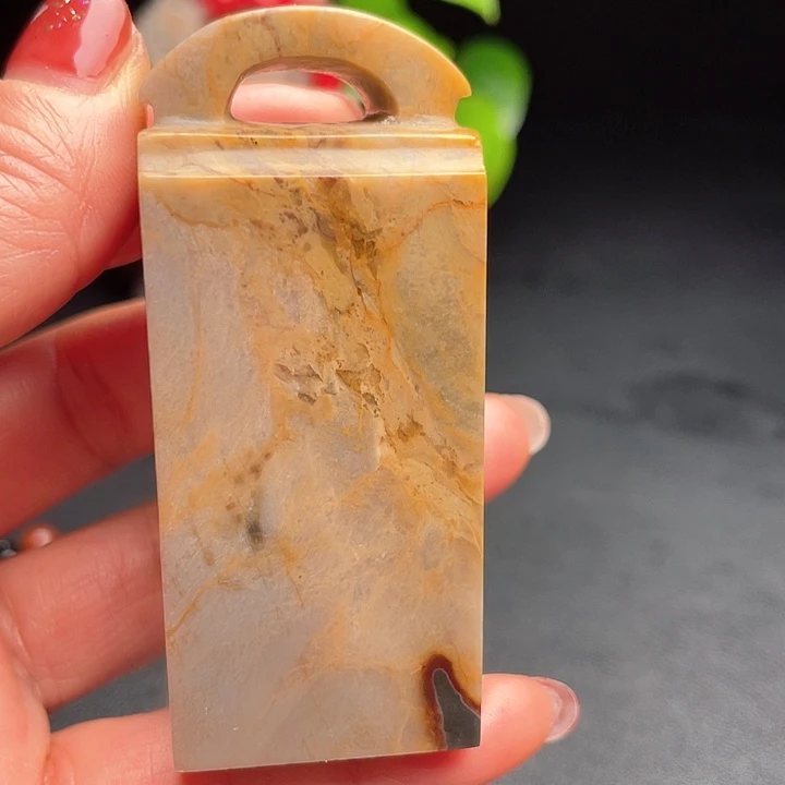 田黄石昌化石印章闲章手把件