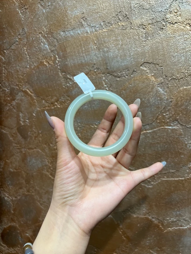 【新疆马爷珠宝】天然正品晴水色和田玉时尚百搭气质温柔