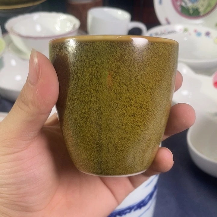 茶叶末杯子陶瓷的