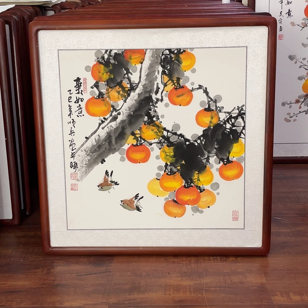 国画带框尺寸63*63厘米