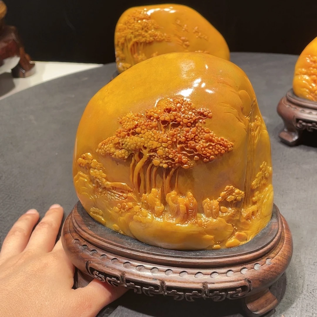 【闪购商品】寿山石唐**自山水风光