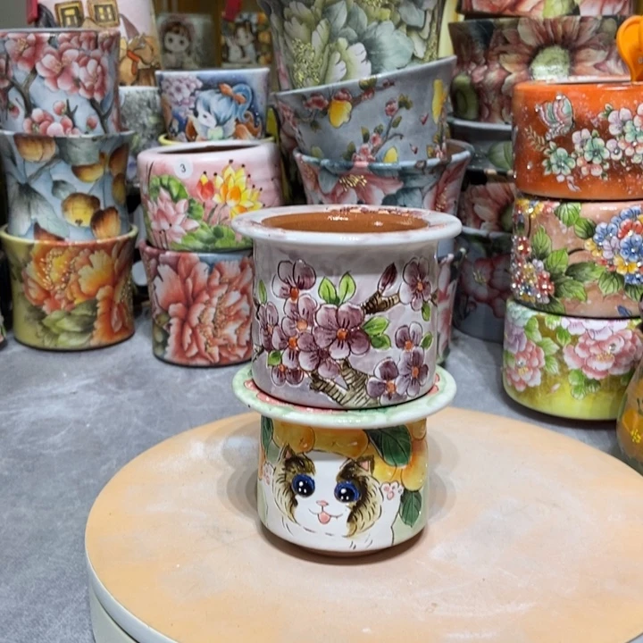 景德镇艺术手绘作品