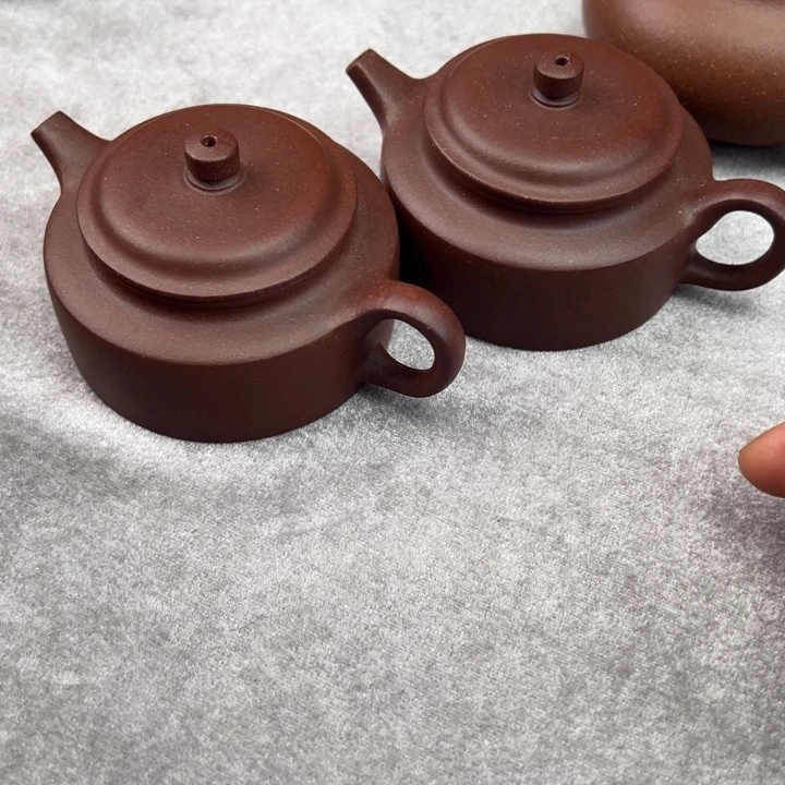 紫砂茶壶特练紫泥德钟95cc