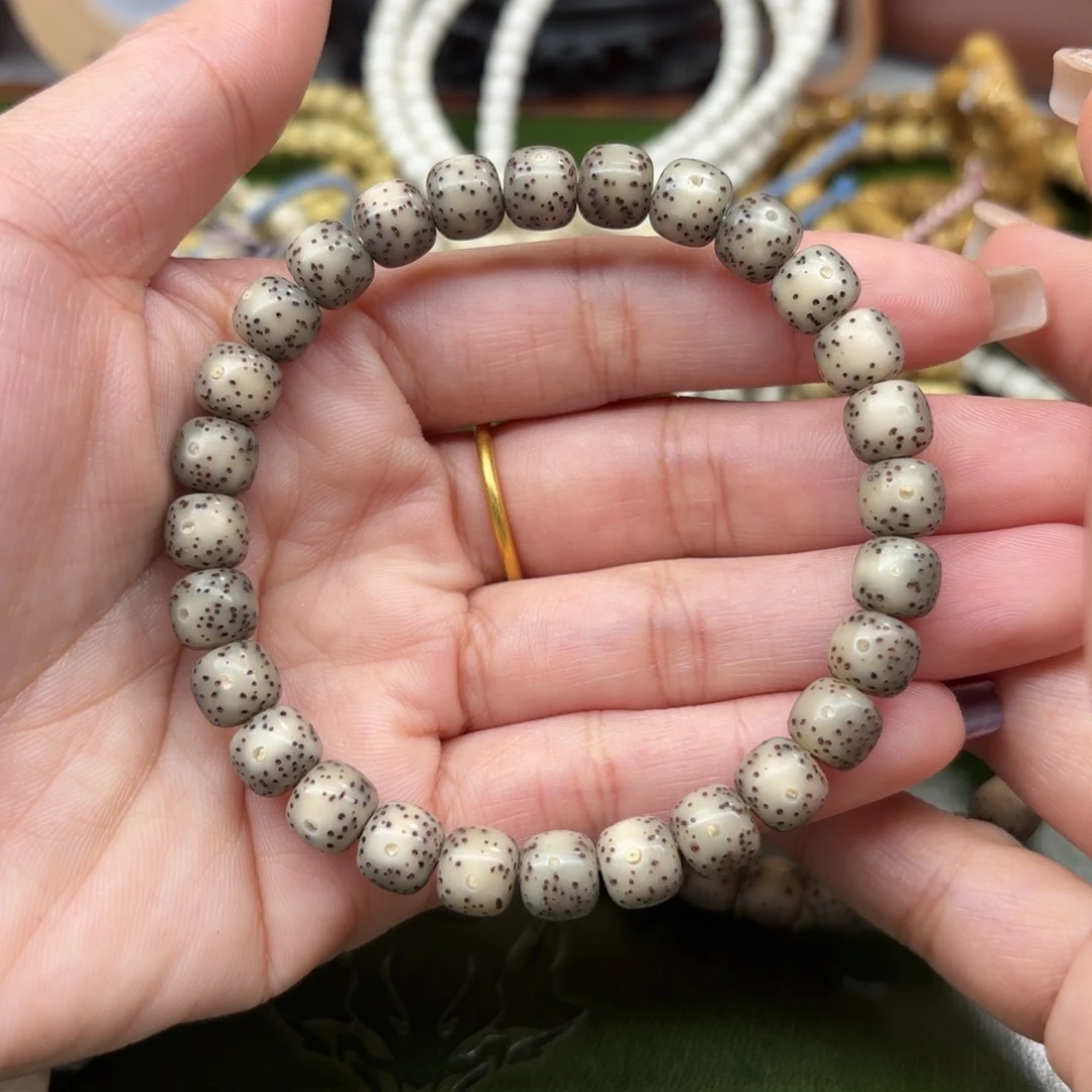 星月菩提手串⚠️漏⚠️78老型❗️玉化小冰糖❗️
