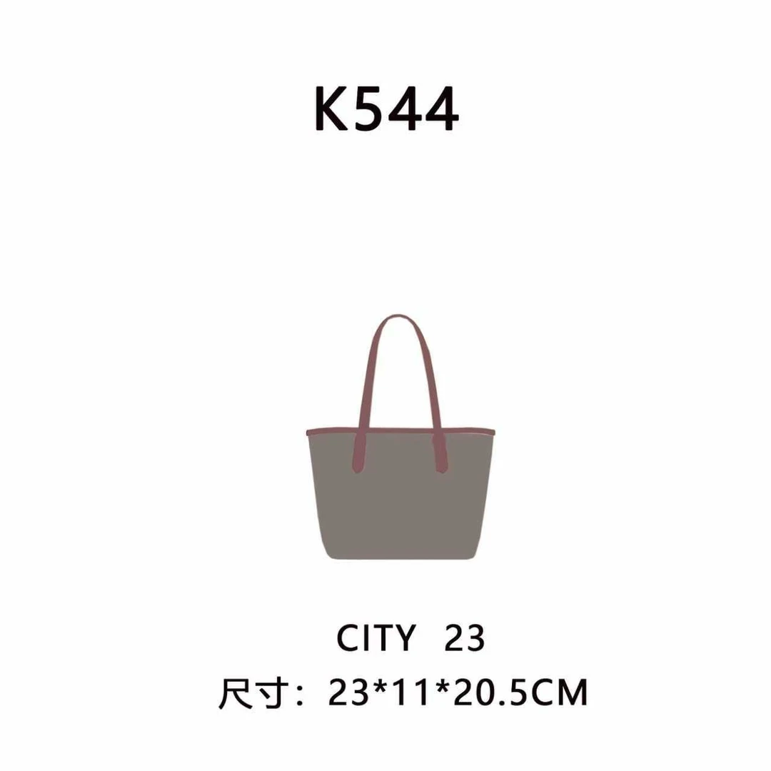 【K544】CITY 23托特 按编号拍（尺寸23*11*20.5CM）新款深色老花
