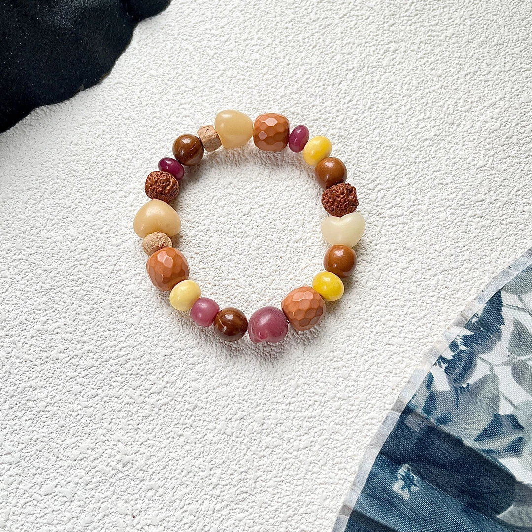 【灵月阁】多宝天然菩提手串买文玩文玩菩提手串菩提文玩手持盘串女