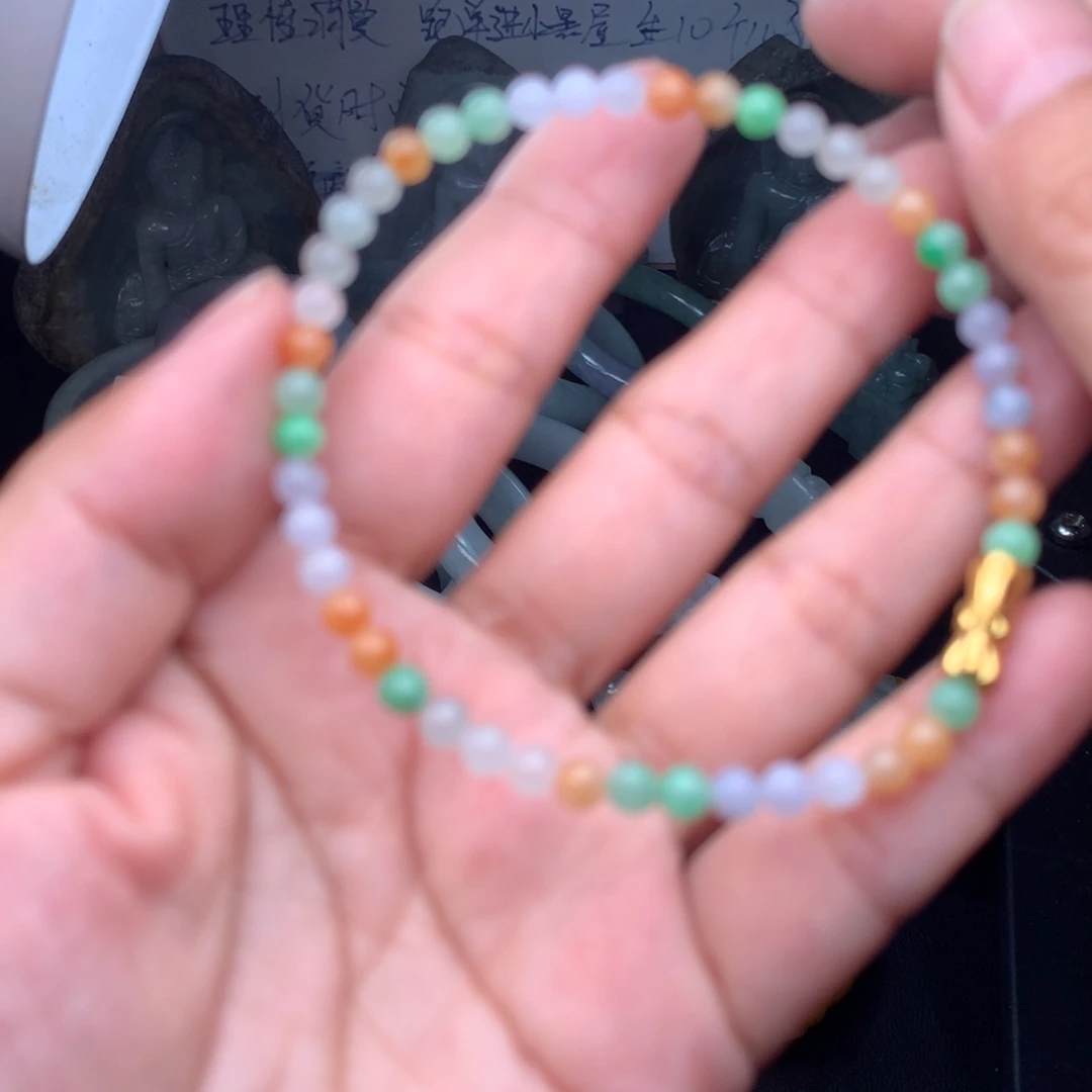 定制翡翠未镶嵌手串卡4