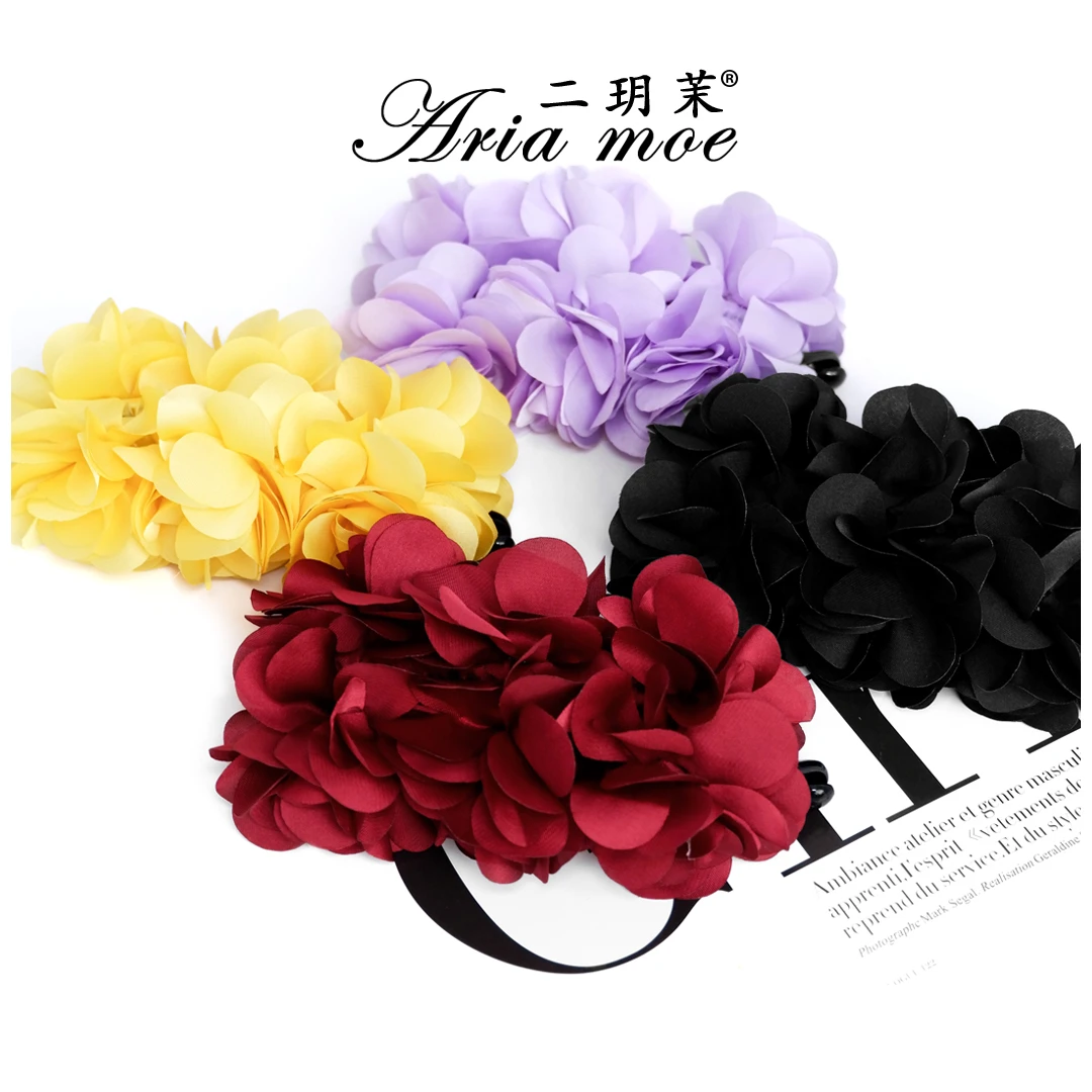 【易梦玲专柜同款】原版精品海边美人鱼造型超大香蕉夹森系花朵抓夹