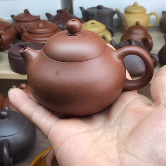 茶壶紫砂紫泥文但170豪生左右