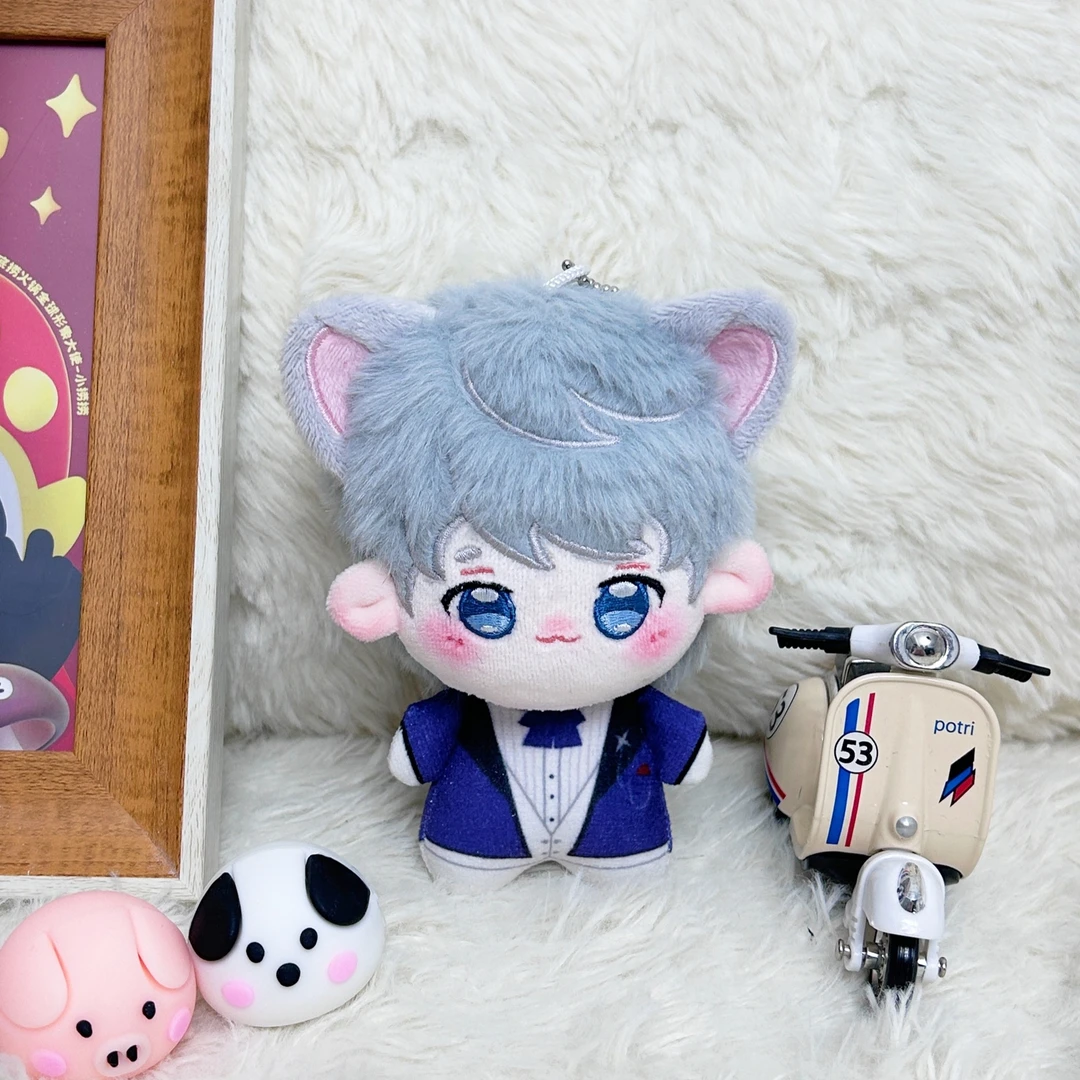 恋与深空同人棉花娃娃 10厘米沈星回包包挂件 可爱娃娃背包挂件