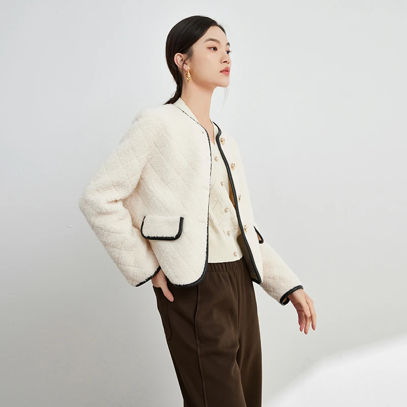 【粉丝专享】MOFAN摩凡冬新款米白短外套MDR382702