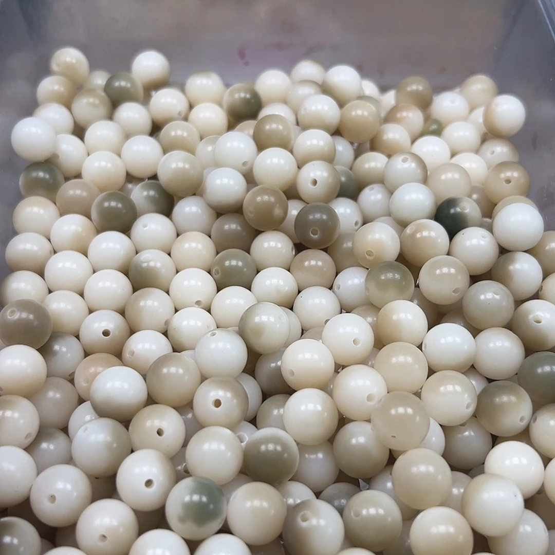 菩提根/象牙果手串卡12绿飘花520左右