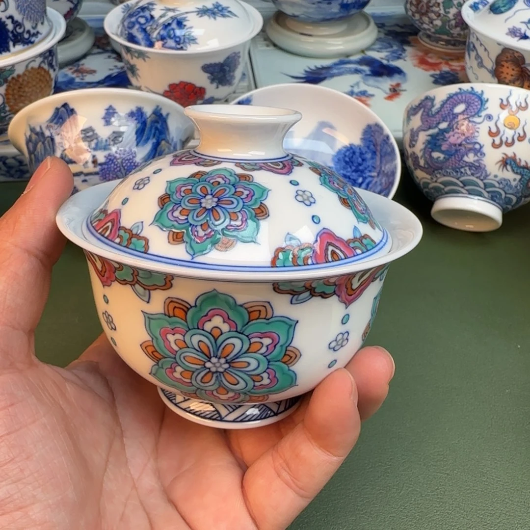 纯手工纯手绘茶具石头331