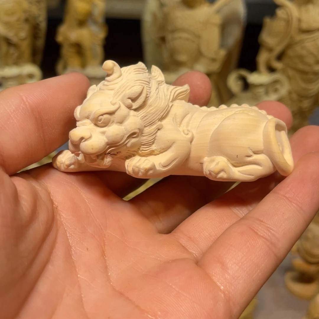 黄杨木小瑕疵貔貅