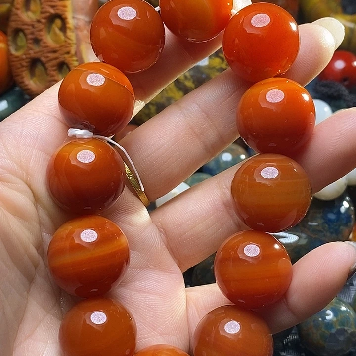 风***生玛瑙/玉髓未镶嵌颈饰