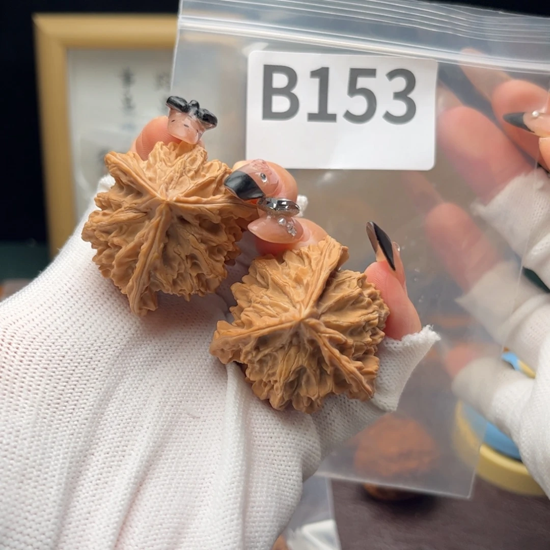 把件文玩核桃40盘山三棱b153