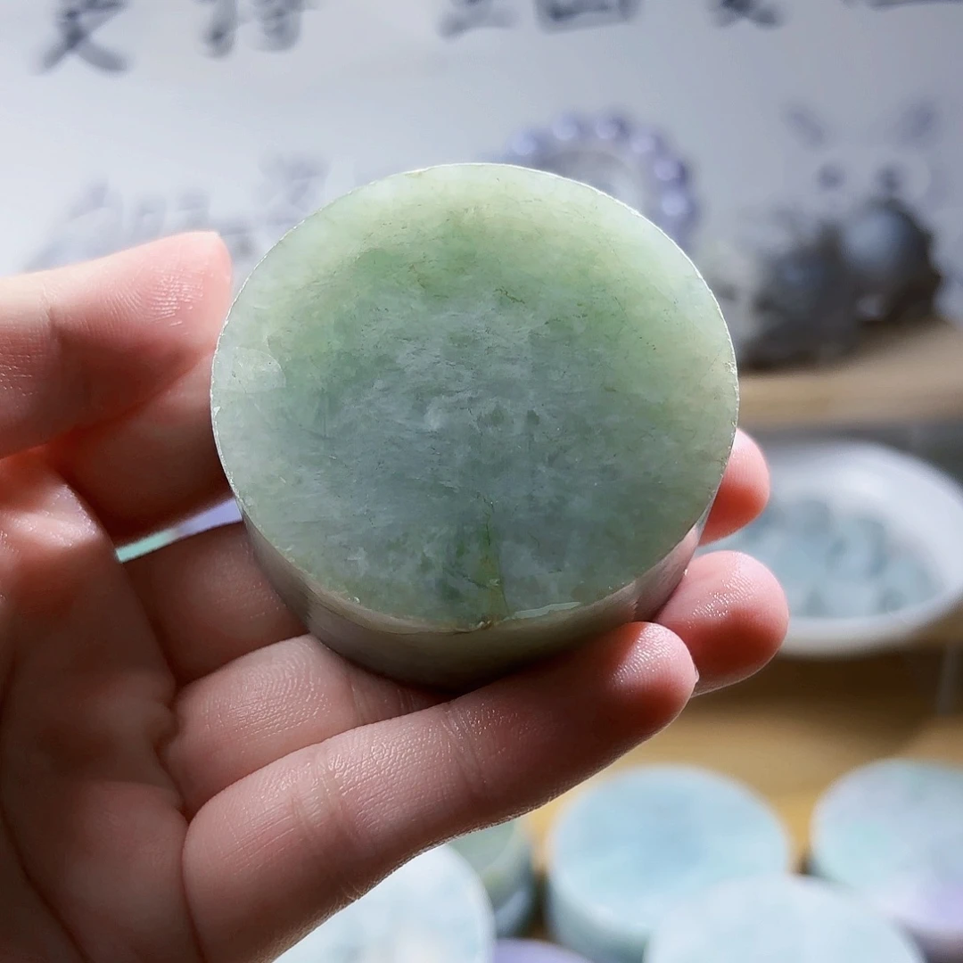 翡翠未镶嵌颈饰翡翠A货丹