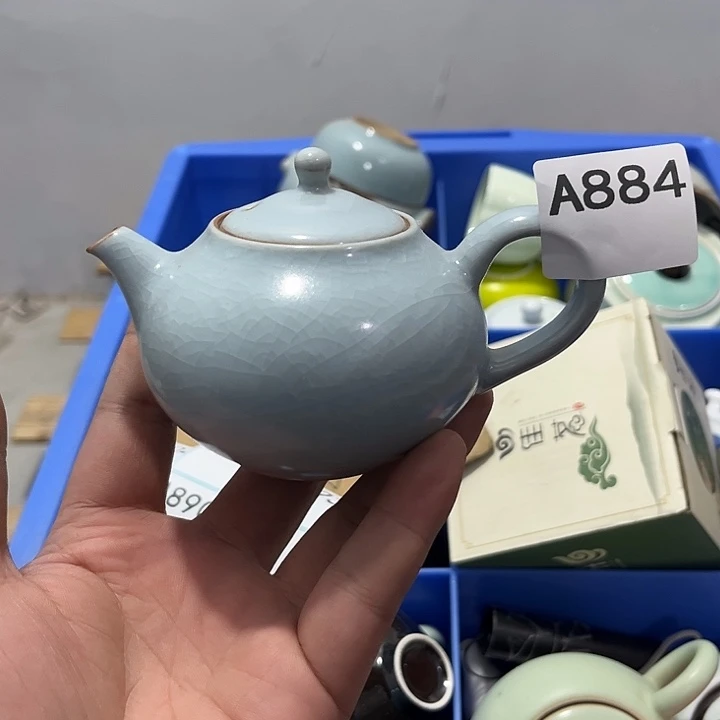 瓷片茶摆件工艺品摆件666