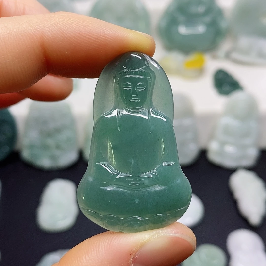翡翠颈饰未镶嵌吊坠