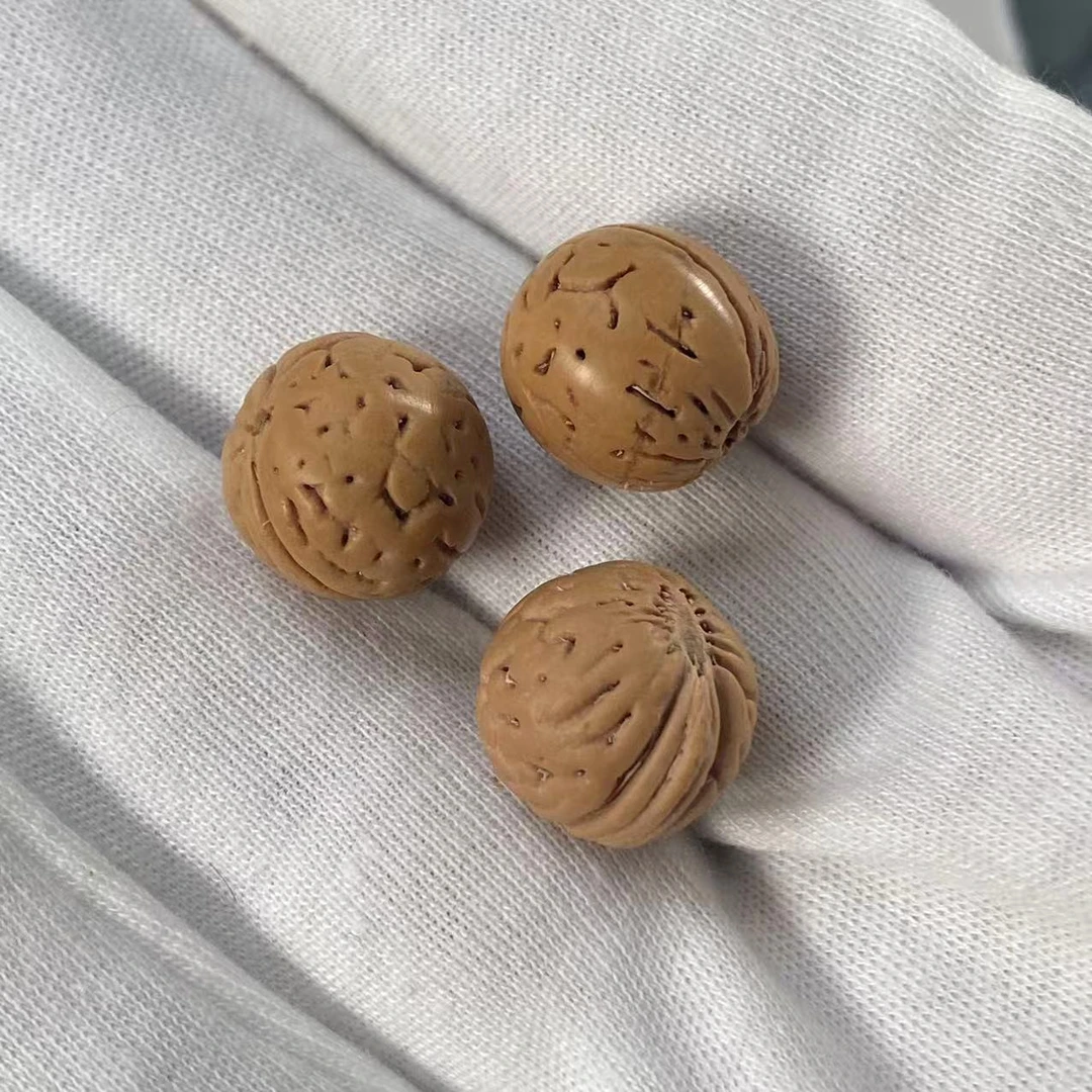 <盘锦小金豆>14-15mm 全品原皮精尺无修磨抛 盘锦野生桃核