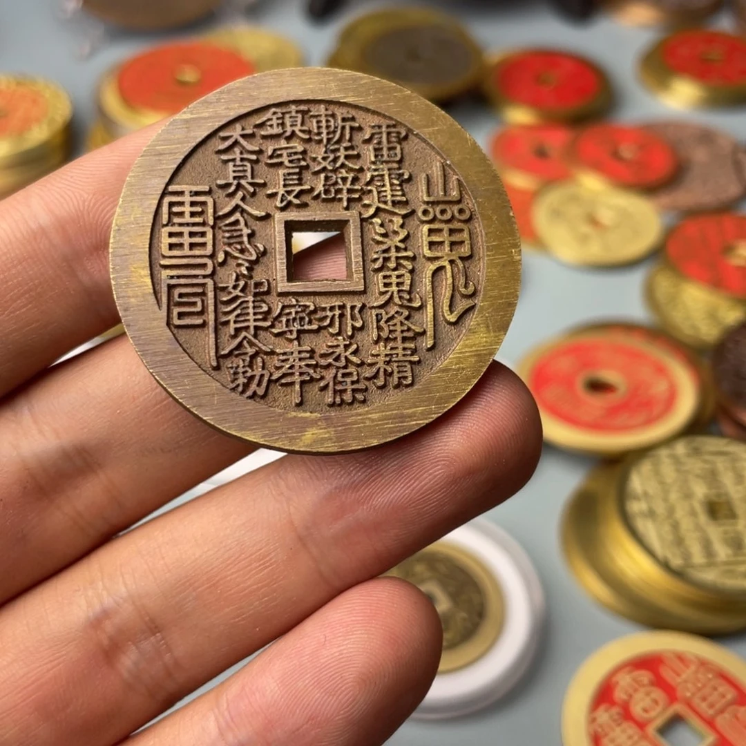 铜现代仿制工艺文创铜币