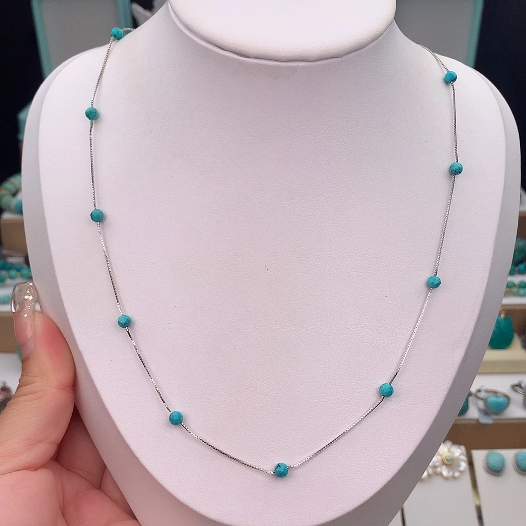 绿松石未镶嵌颈饰