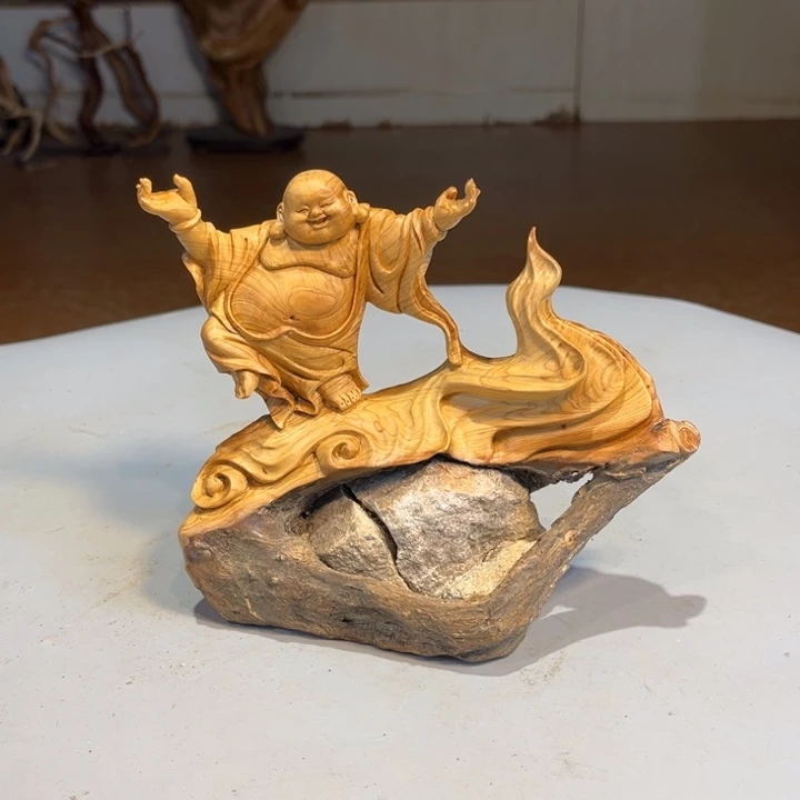 柏木（崖柏）根雕工艺摆件