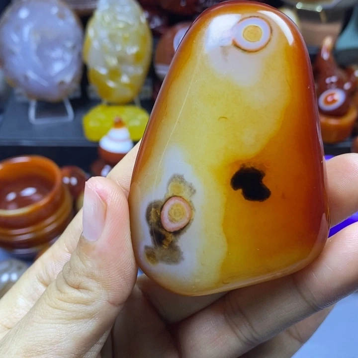 玛瑙/玉髓合金珠宝半成品淡***悦