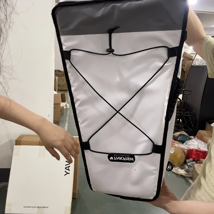 氨纶黑白拼接皮划艇包包发1瑕疵