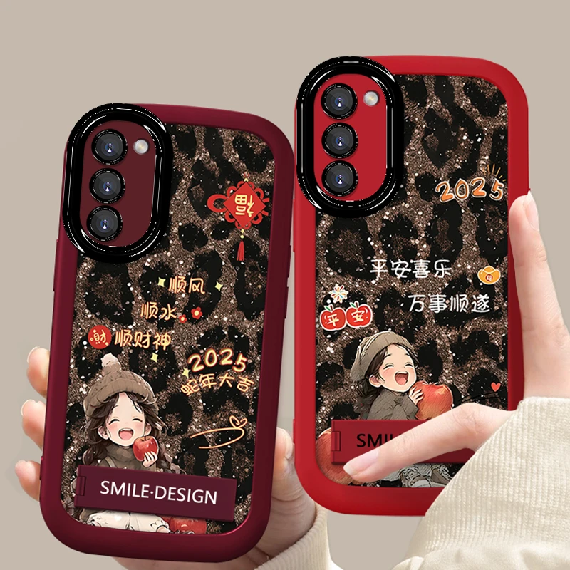 适用于【OPPO】A55/A56/A53S【5G】新款豹纹女孩可爱创意手机壳