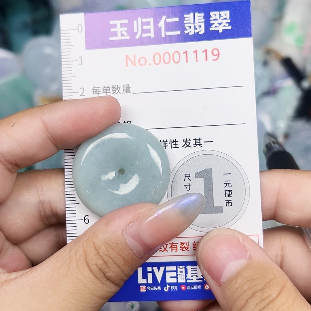 翡翠未镶嵌吊坠(不含链)111