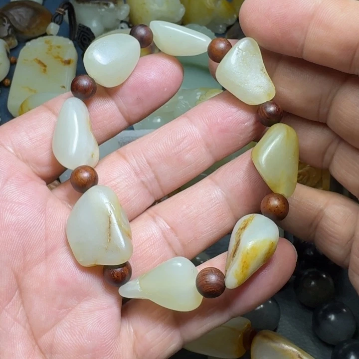 和田玉未镶嵌吊坠(不含链)