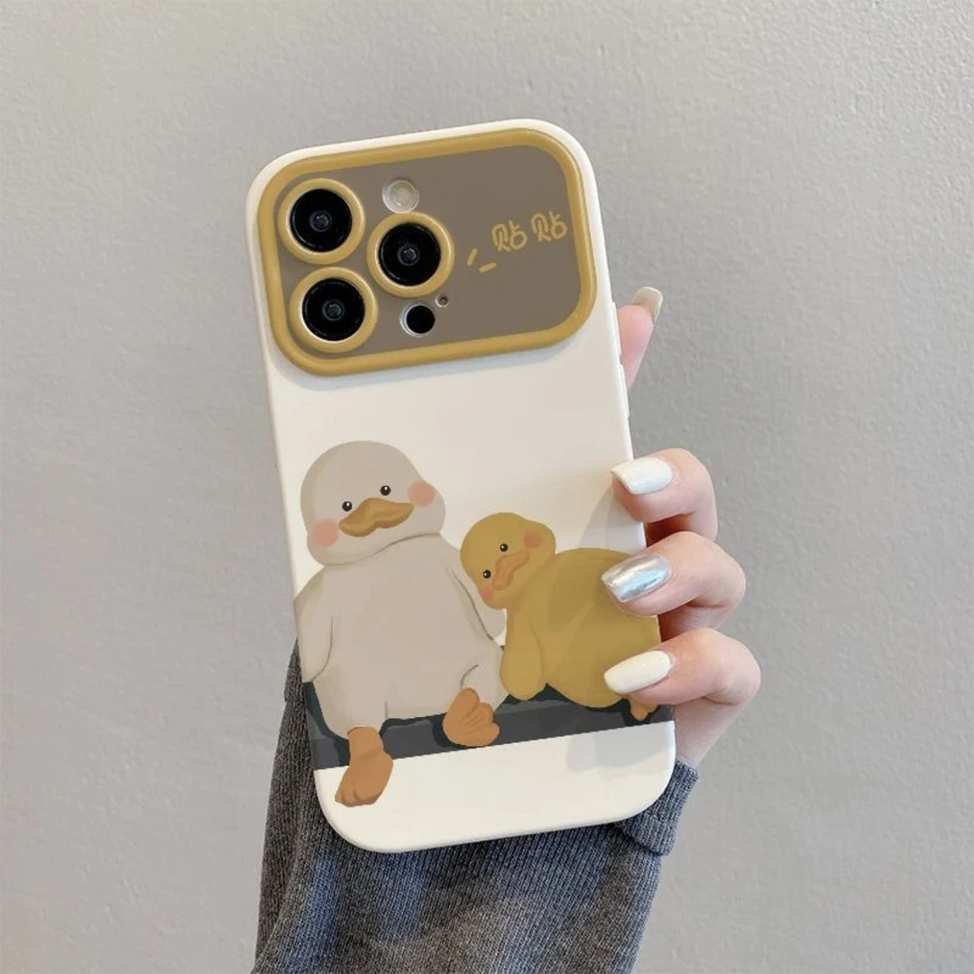 BANCA贴贴鸭适用苹果16/17promax大视窗手机壳iPhone15/14/13/12