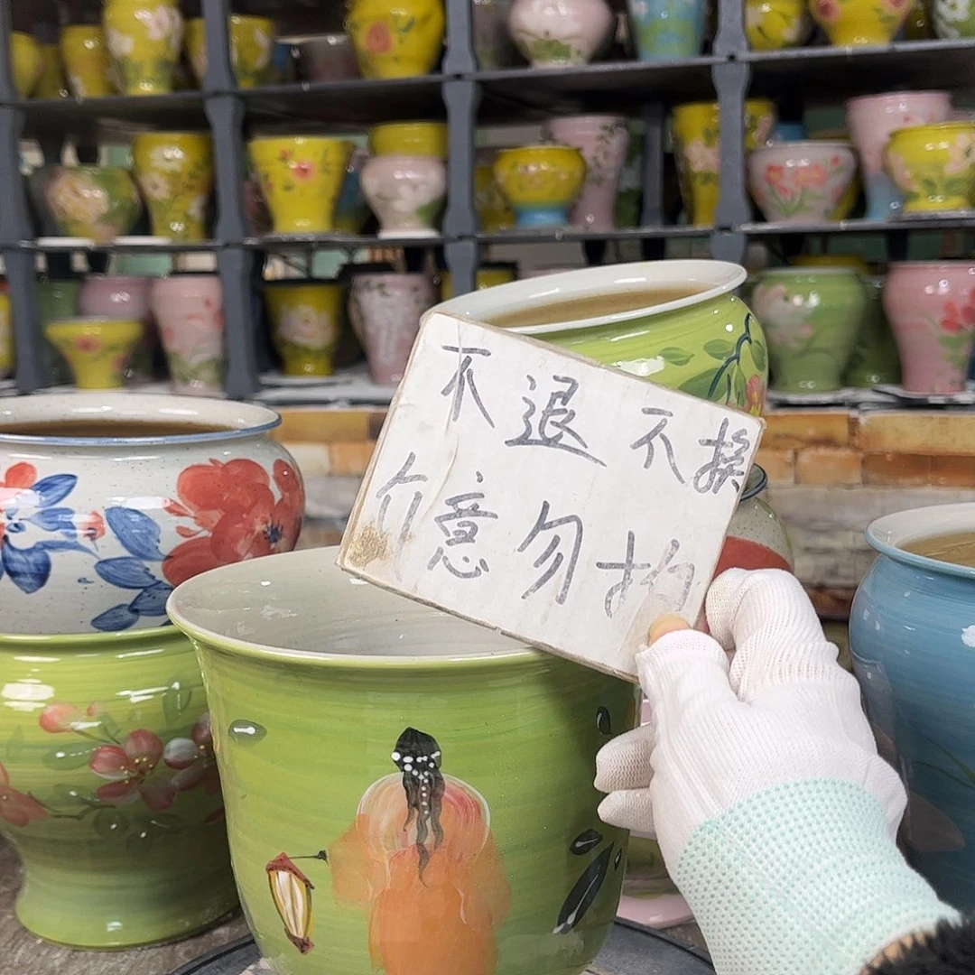 景德镇陶瓷花盆花盆