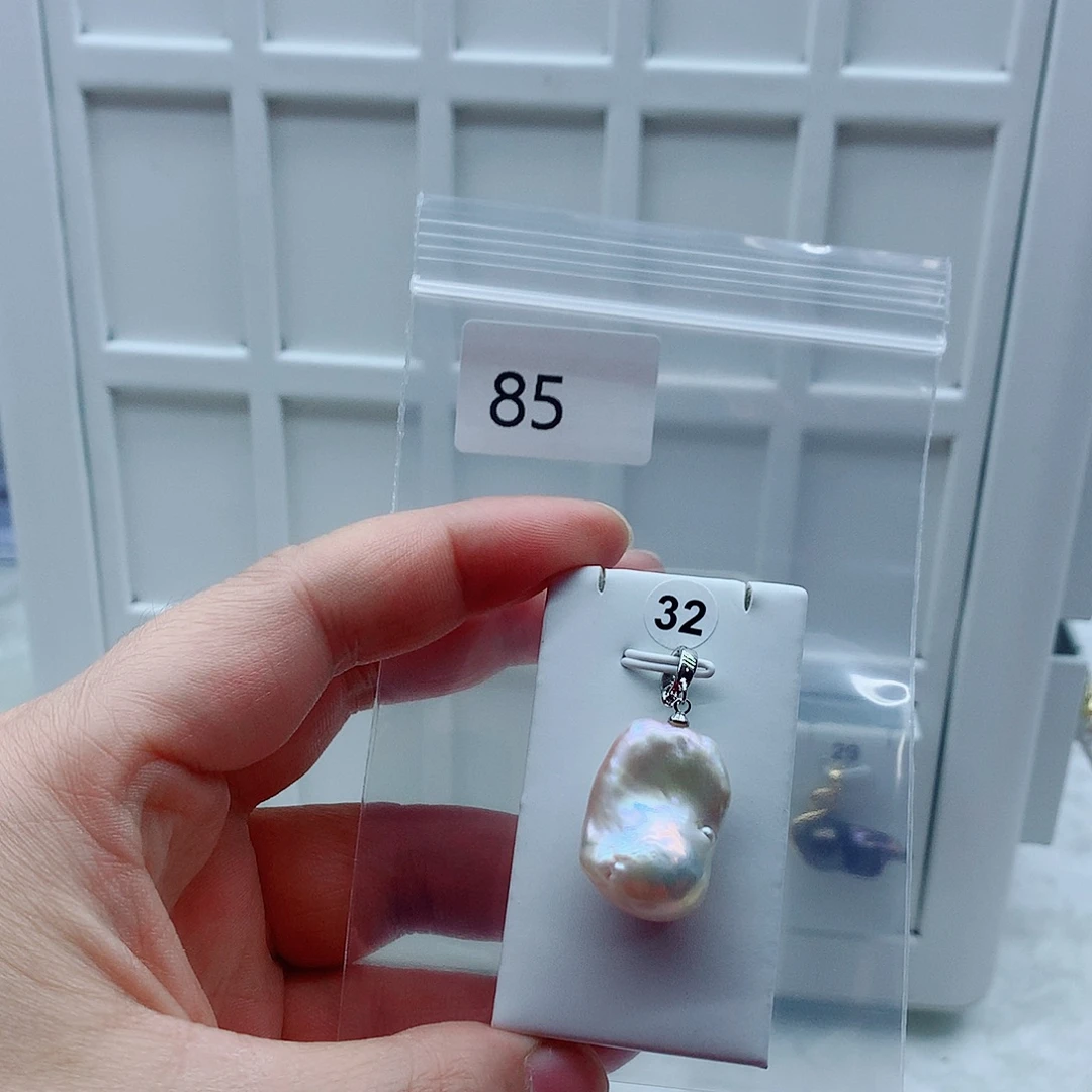 淡水珍珠吊坠(不含链)合金