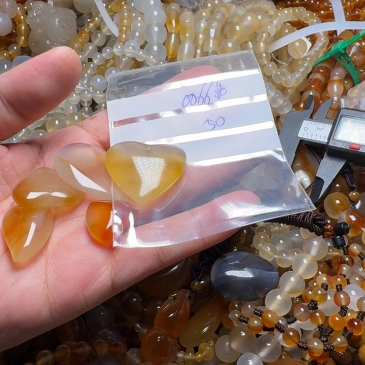 玛瑙/玉髓颈饰合金高**水0066