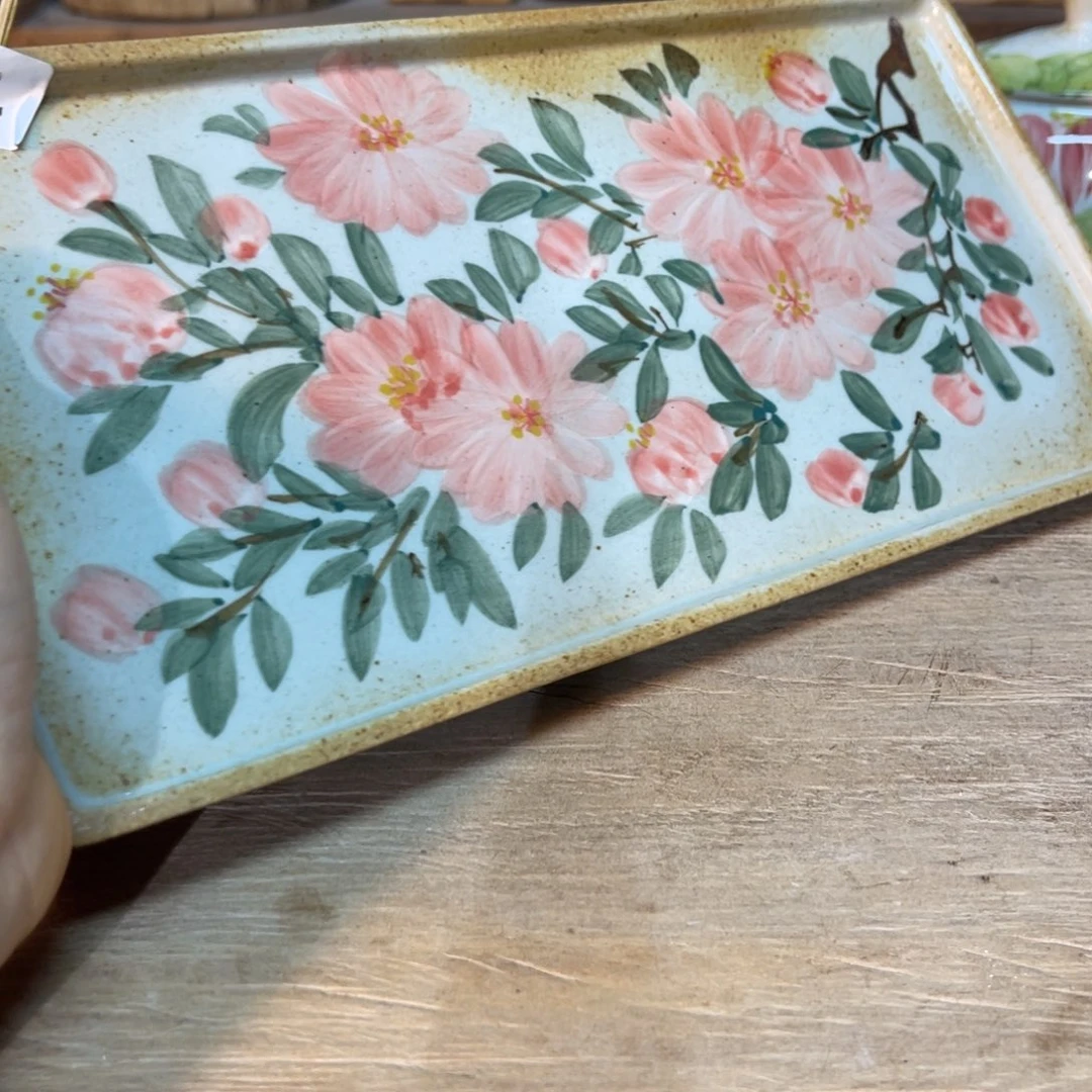 壶素浅陶瓷手工手绘