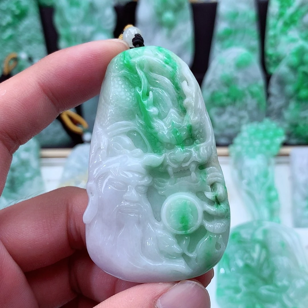 翡翠未镶嵌颈饰翡翠吊坠