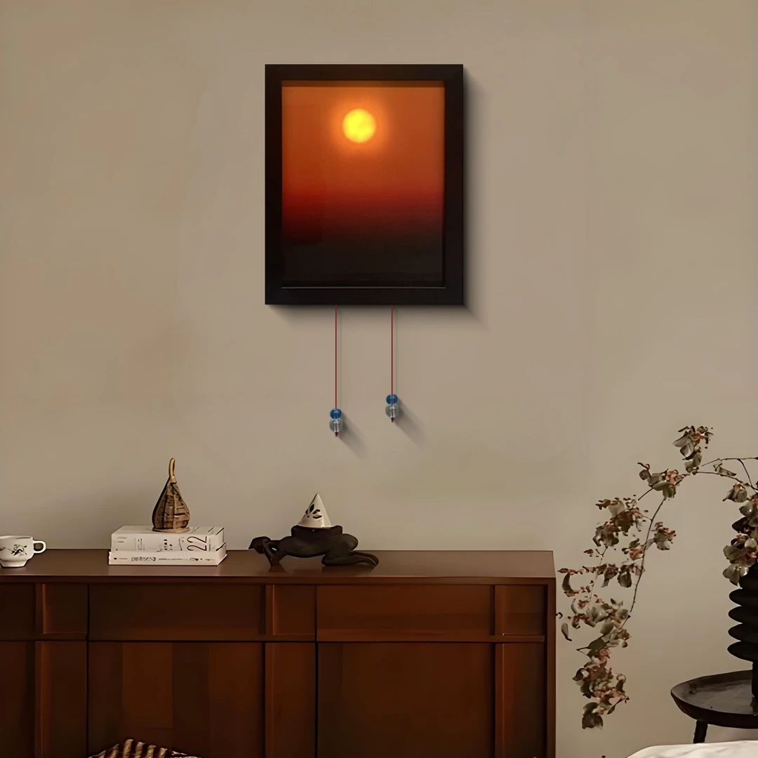 现代简约创意升降日出日落灯卧室客厅墙面装饰摆件氛围灯日落2328