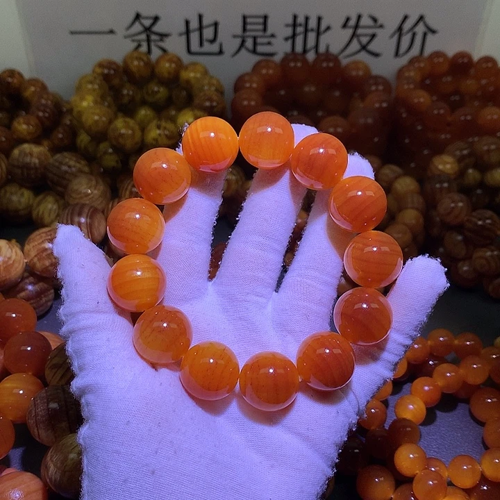 松木（琥珀木）手串/手链1.8 包浆高货