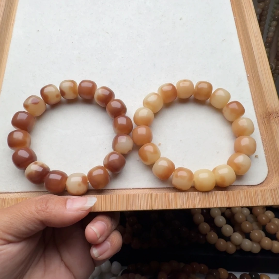 手串菩提根/象牙果卡14玉化料
