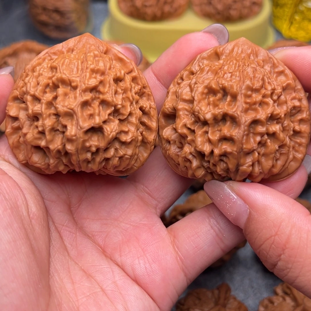 文玩核桃把件精品大官帽50