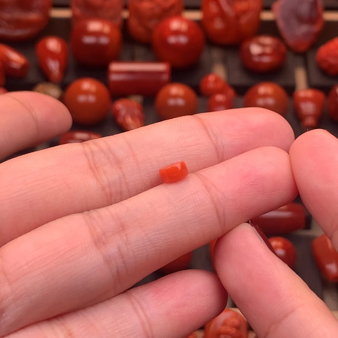 南红玛瑙未镶嵌保山高品精工直切隔片5.5mm